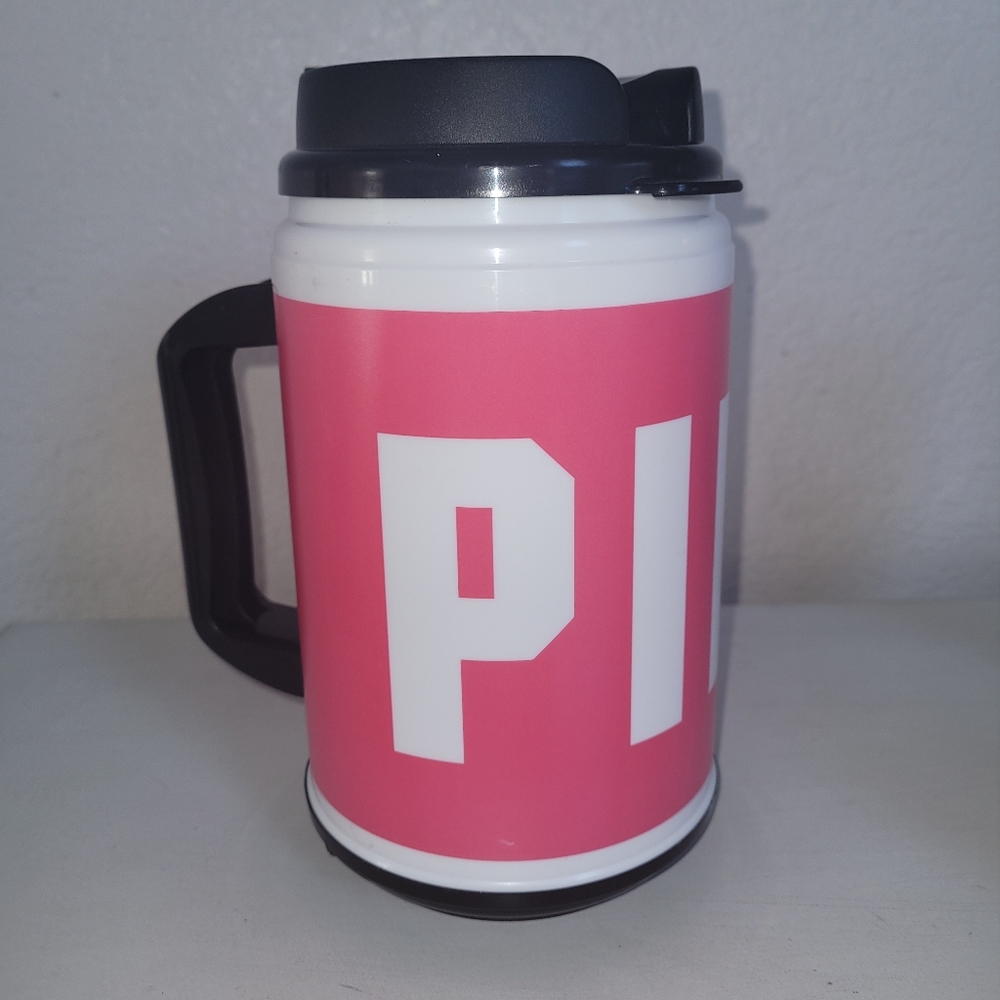 PINK Victoria secret travel mug